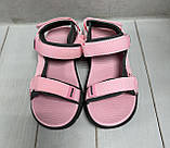 Стильні дитячі босоніжки bbt для дівчинки ніжно рожеві 34 22.5 см, фото 2