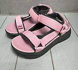 Стильні дитячі босоніжки bbt для дівчинки ніжно рожеві 34 22.5 см, фото 3