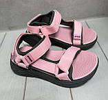 Стильні дитячі босоніжки bbt для дівчинки ніжно рожеві 34 22.5 см, фото 4