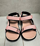 Стильні дитячі босоніжки bbt для дівчинки рожеві 31-34, фото 6