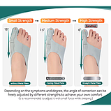 Бандаж для вальгусної стопи з металевою пластиною та регулюванням натягу р.L, фото 6