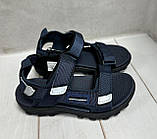 Стильні дитячі босоніжки eebb для хлопчика сині 31-34, фото 4