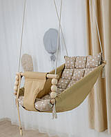 Підвісна гойдалка люлька Ловець снів для дітей дитяча гойдалка гамак кімнатні та вуличні для малюків