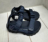 Стильні дитячі босоніжки eebb для хлопчика сині 28-29, фото 4