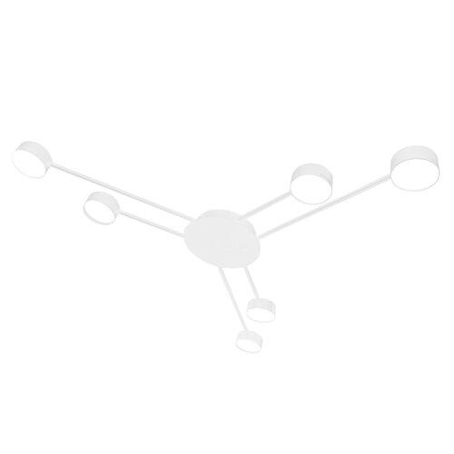 Світильник стельовий люстра ETRON Radiant GX53 6x15Вт білий 1-EDR-8451, фото 1