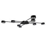 Світильник стельовий люстра ETRON Radiant GX53 8x15Вт чорний 1-EDR-8452, фото 3