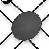 Світильник стельовий люстра ETRON Radiant GX53 8x15Вт чорний 1-EDR-8452, фото 5