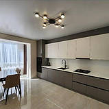 Світильник стельовий люстра ETRON Radiant GX53 8x15Вт чорний 1-EDR-8452, фото 7