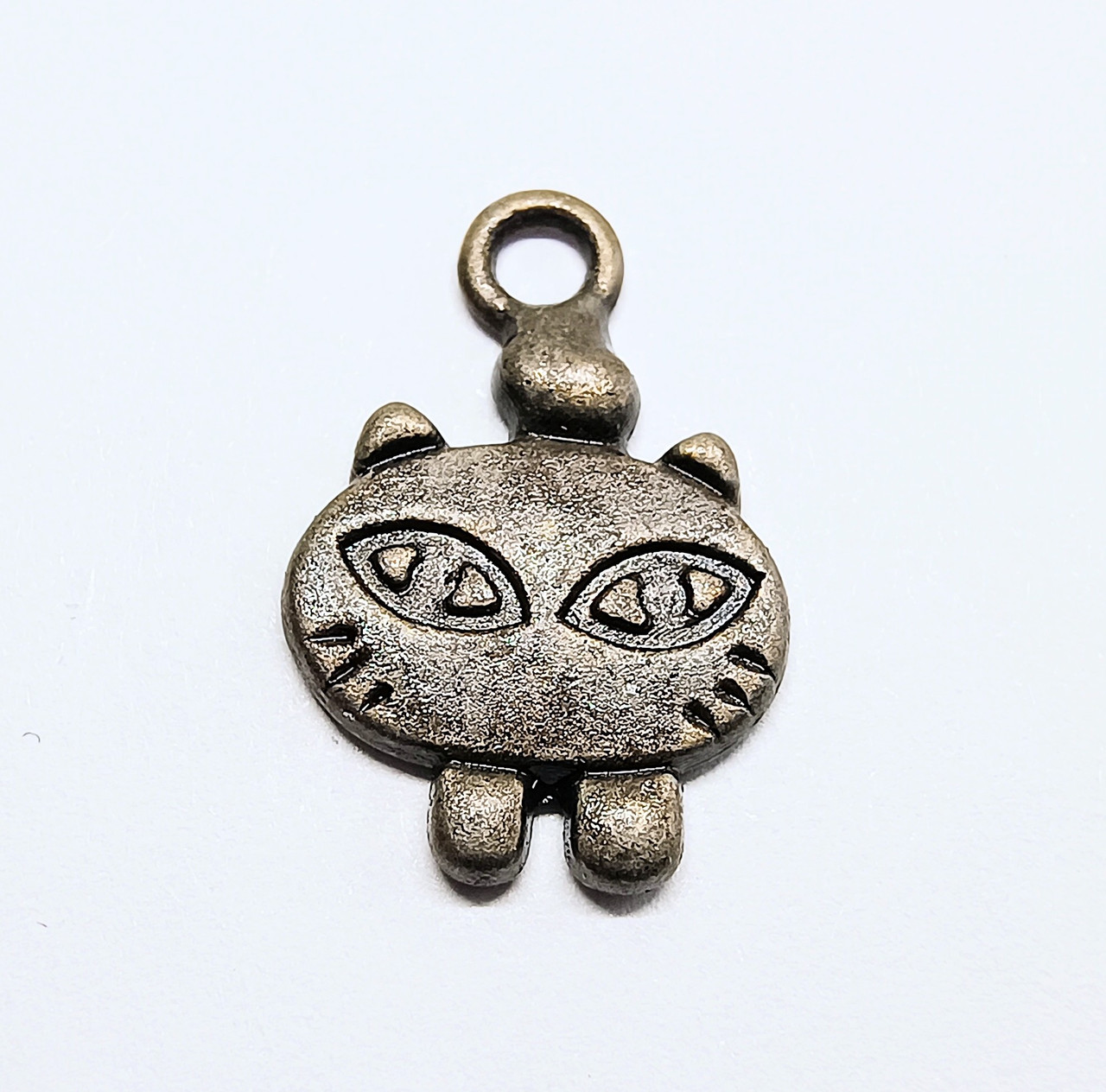 Підвіски металеві Finding Кулон кішка кіт Антична бронза 18 мм х 12 мм