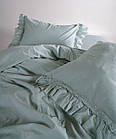 Постільна білизна Limasso Stonewashed Francesca 200 х 220 см Mint, фото 5