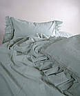 Постільна білизна Limasso Stonewashed Francesca 200 х 220 см Mint, фото 6