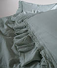 Постільна білизна Limasso Stonewashed Francesca 200 х 220 см Mint, фото 7