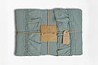Постільна білизна Limasso Stonewashed Francesca 200 х 220 см  Natural Green, фото 9