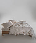 Постільна білизна Limasso Stonewashed Francesca 200 х 220 см  Cream, фото 4