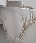 Постільна білизна Limasso Stonewashed Francesca 200 х 220 см  Cream, фото 6