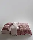 Постільна білизна Limasso Stonewashed Essualte 200 х 220 см Pristine - Old Rose, фото 5