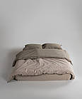 Постільна білизна Limasso Stonewashed Essualte 200 х 220 см Oxford Tan - Akdeniz Yesili, фото 3