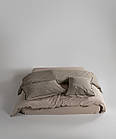 Постільна білизна Limasso Stonewashed Essualte 200 х 220 см Oxford Tan - Akdeniz Yesili, фото 4