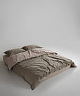 Постільна білизна Limasso Stonewashed Essualte 200 х 220 см Oxford Tan - Akdeniz Yesili, фото 6