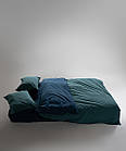 Постільна білизна Limasso Stonewashed Essualte 200 х 220 см  Dress Blue - Dark Green, фото 6