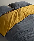 Постільна білизна Limasso Stonewashed Essualte 200 х 220 см Honey - Castle Rock, фото 5