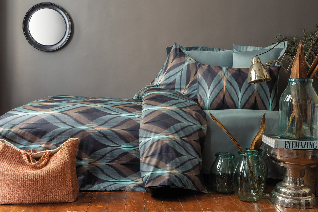 Комплект постільної білизни Issimo Digital Satin 200х220 см p La Mer
