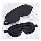 Маска для сну Silenta Memory 3D Чорна, фото 2