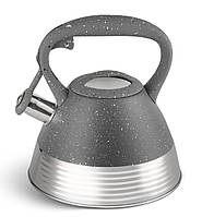 Чайник Edenberg EB-8827 (3 л) зі свистком- Сірий