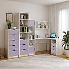 Комод 5 Teenager, високий комод на 5 шухляд Лаванда, фото 2