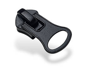 Бігунок для спіральної блискавки №8 Баришевка колір Чорний