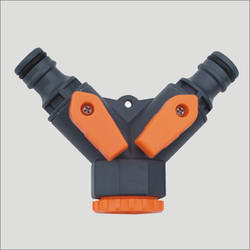 Розгалужувач з кульовими кранами для поливу