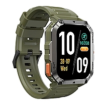 Смарт-годинник Blackview W70 Pro Green 2.01" Display 900mAh Compass LED Flashlight IP68 2025, фото 3