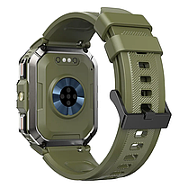 Смарт-годинник Blackview W70 Pro Green 2.01" Display 900mAh Compass LED Flashlight IP68 2025, фото 4
