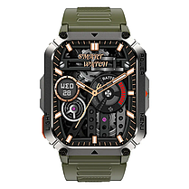 Смарт-годинник Blackview W70 Pro Green 2.01" Display 900mAh Compass LED Flashlight IP68 2025, фото 5