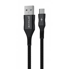 Кабель для заряджання Proove Braided Scout USB на Micro USB 2.4A (1m)