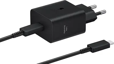 Зарядний пристрій Samsung EP-T4511XBEGEU 45W з кабелем USB Type-C/Type-C Fast Charging 2.0 Black