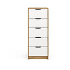 Комод 5 Teenager, високий комод на 5 шухляд Сірий, фото 5