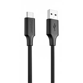 Кабель для телефона смартфона планшета Proove Striped Silicone USB на Type-C 15W (1m)