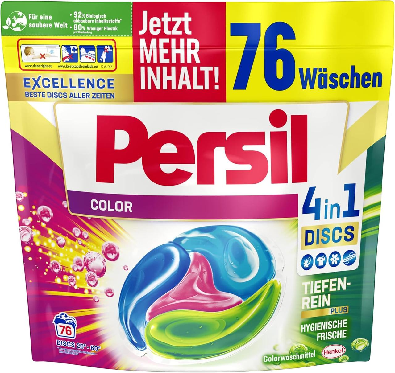 Капсули для прання Persil Discs 4in1 Color (76шт.)