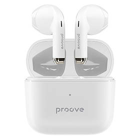 Бездротові блютуз навушники для телефона смартфона Proove Mainstream TWS Білий