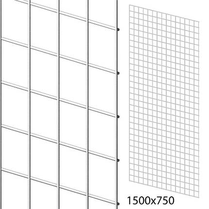 Сітка торговельна 75х150 см (осередок 50х50 мм, D3.5 мм), біла, фото 1
