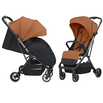 Прогулянкова коляска Carrello Nova CRL‑5521, авто‑складання, до 22 кг, гумові колеса 13/16 см, амортизація