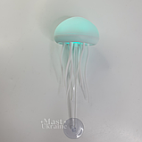 RGB лампа-нічник Медуза з обертальними рухами, RGB світильник у вигляді медузи NTL-5B, фото 4