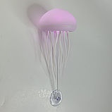 RGB лампа-нічник Медуза з обертальними рухами, RGB світильник у вигляді медузи NTL-5B, фото 8