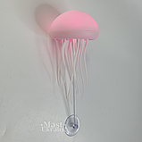 RGB лампа-нічник Медуза з обертальними рухами, RGB світильник у вигляді медузи NTL-5B, фото 3