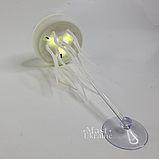 RGB лампа-нічник Медуза з обертальними рухами, RGB світильник у вигляді медузи NTL-5B, фото 7