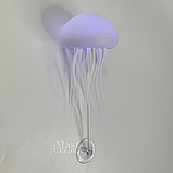 RGB лампа-нічник Медуза з обертальними рухами, RGB світильник у вигляді медузи NTL-5B, фото 9