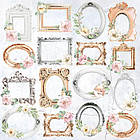 Набір двостороннього паперу 20х20см Fabrika Decoru "Walking on clouds" 11 листів FDSP-02090, фото 10