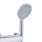 Змішувач для ванни Qtap Jay з поворотним виливом і душовим гарнітуром, хром (QTJAY260CRM45542), фото 4