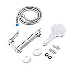 Змішувач для ванни Qtap Jay з поворотним виливом і душовим гарнітуром, хром (QTJAY260CRM45542), фото 6